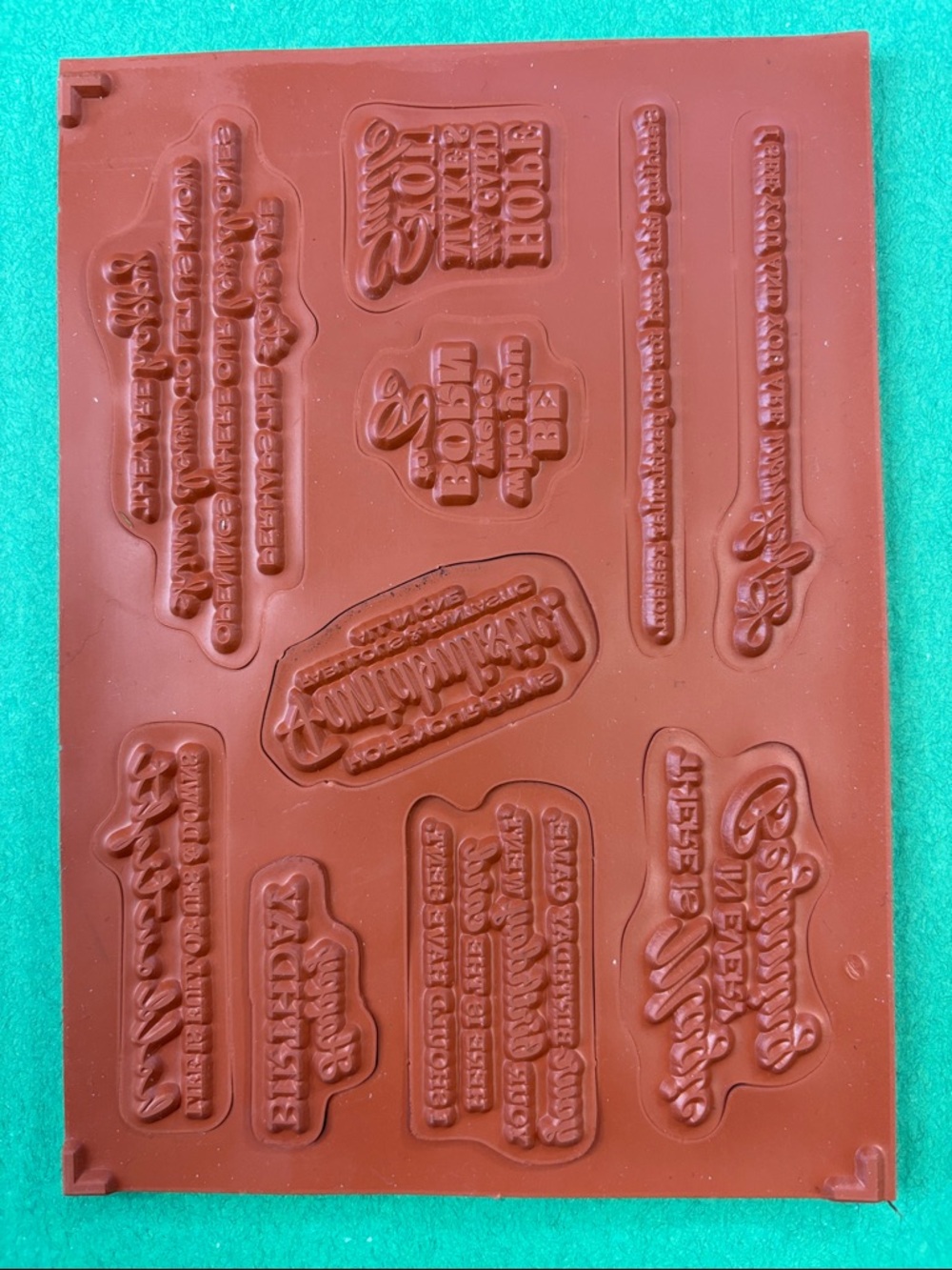 Stampin' Up! In Your Words Cling Stamp Set - Black & White - Picture 2 of 3